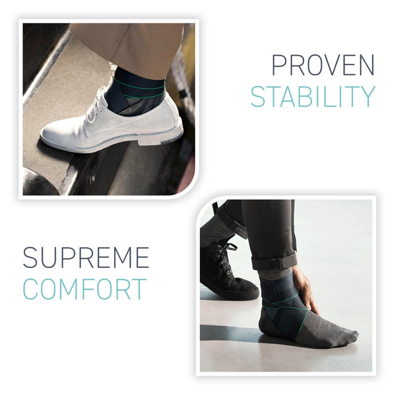 بوش PUSH med Ankle Brace Aequi Flex - حل تقويمي مشهور عالميًا لالتواء الكاحل مع دعم مثبت وأقصى حماية وتصميم مريح - Image 5